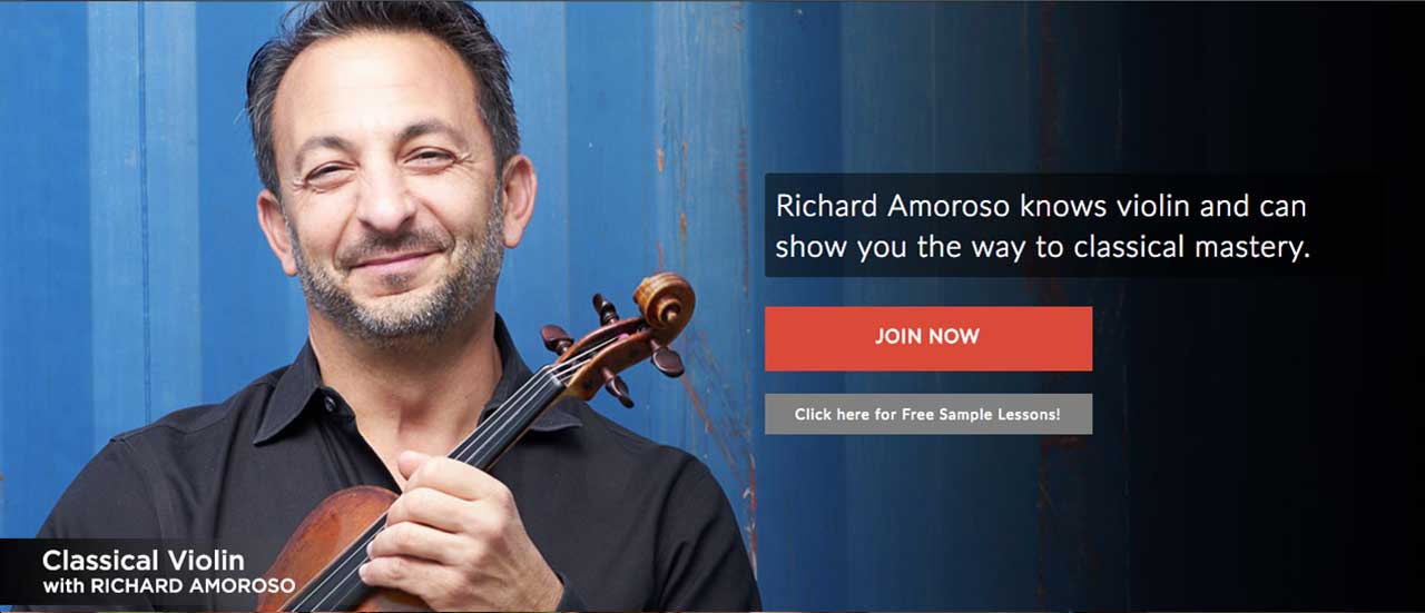 Learn Online with Violin Lessons from Richard Amoroso